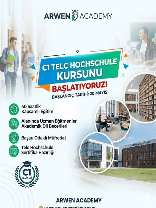 C1 TELC HOCHSCHULE 22 Temmuz 2026 kapak fotoğrafı