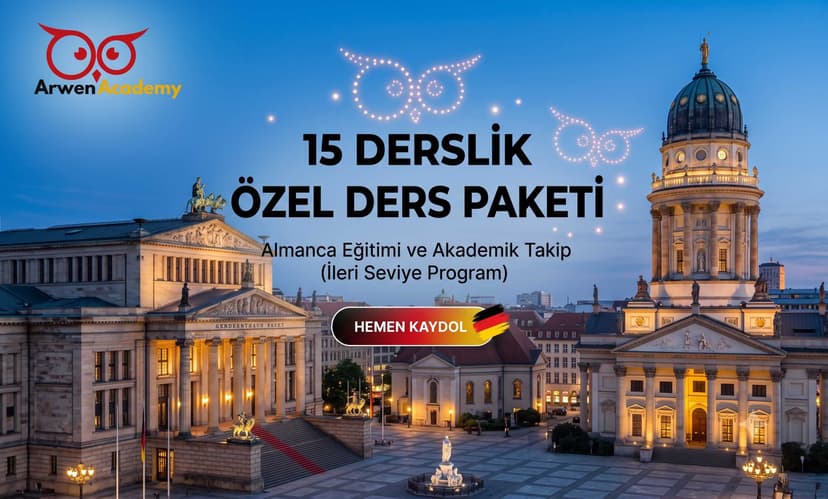 15 Saatlik Almanca Birebir Ders Paketi kapak fotoğrafı